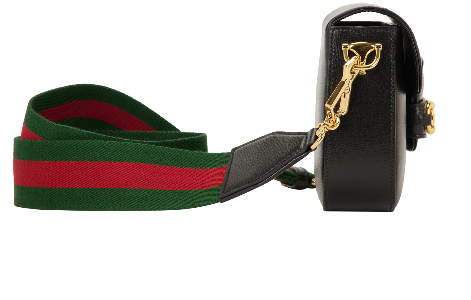 Small Horsebit 1955, &pound;950, Handbags, Black, Leather, Side view